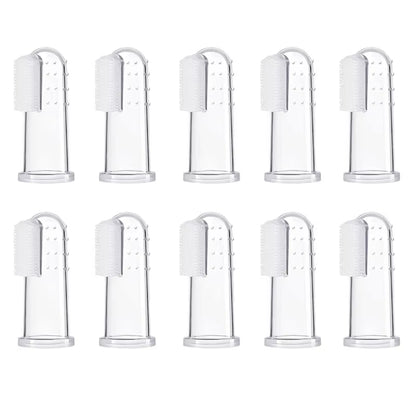 Soft Silicone Pet Finger Dog Toothbrush Teddy Dog Brush Bad Breath Tartar Teeth Tool Cat Cleaning Dogs Supplies Accessories